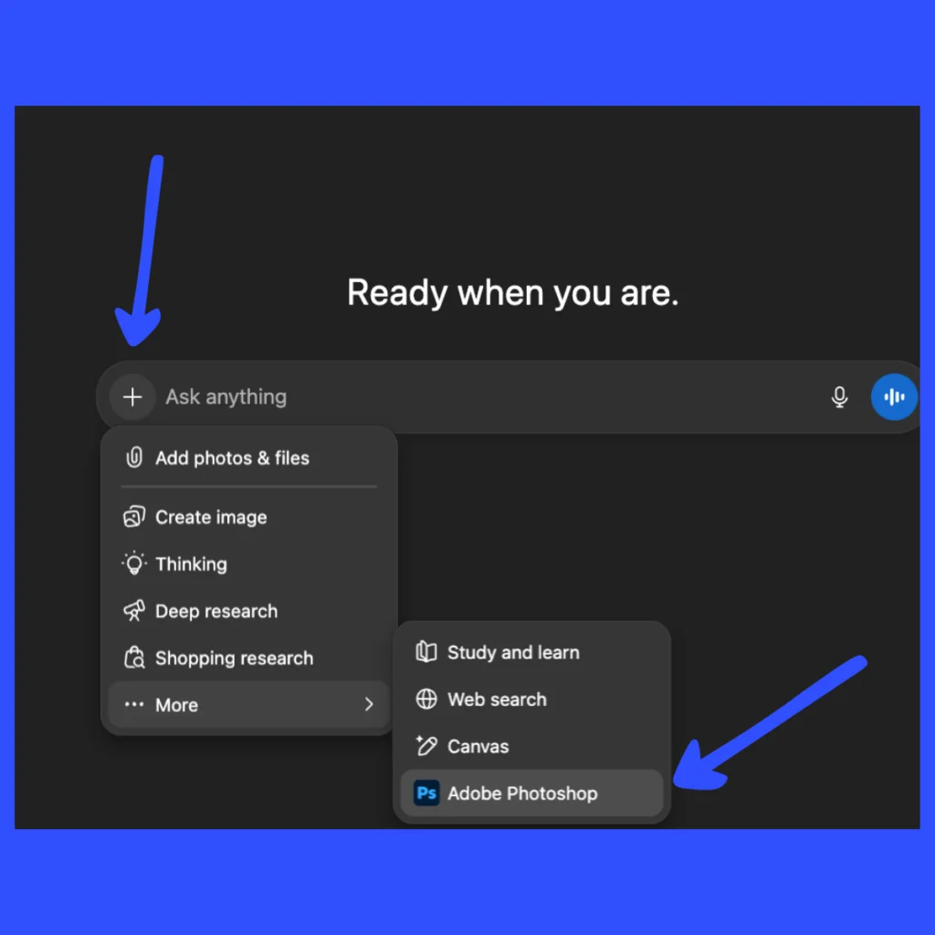 How to Use Photoshop Inside ChatGPT Connect photoshop to chatgpt