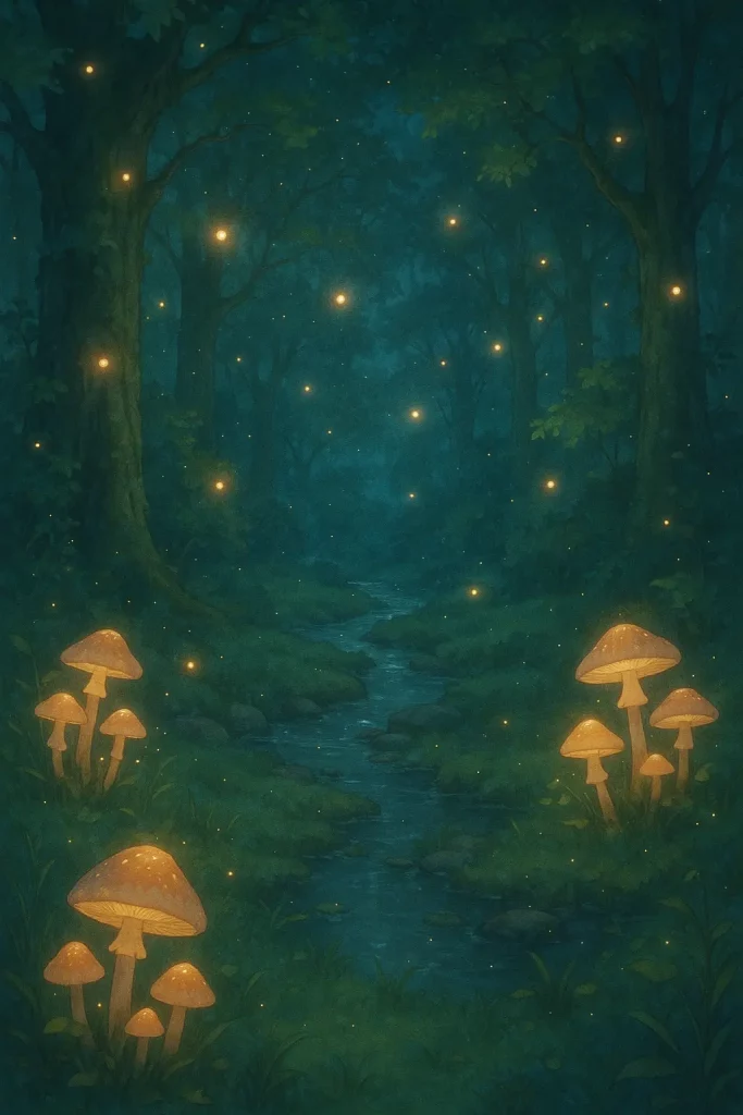 30 ChatGPT Prompts for Beautiful Anime Landscapes Magical Forest Glade