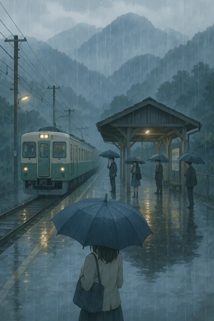 30 ChatGPT Prompts for Beautiful Anime Landscapes Foggy Mountain Station