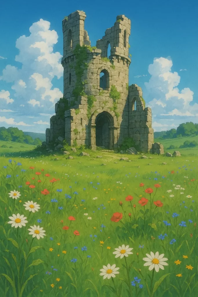 30 ChatGPT Prompts for Beautiful Anime Landscapes Ancient Tower Ruins