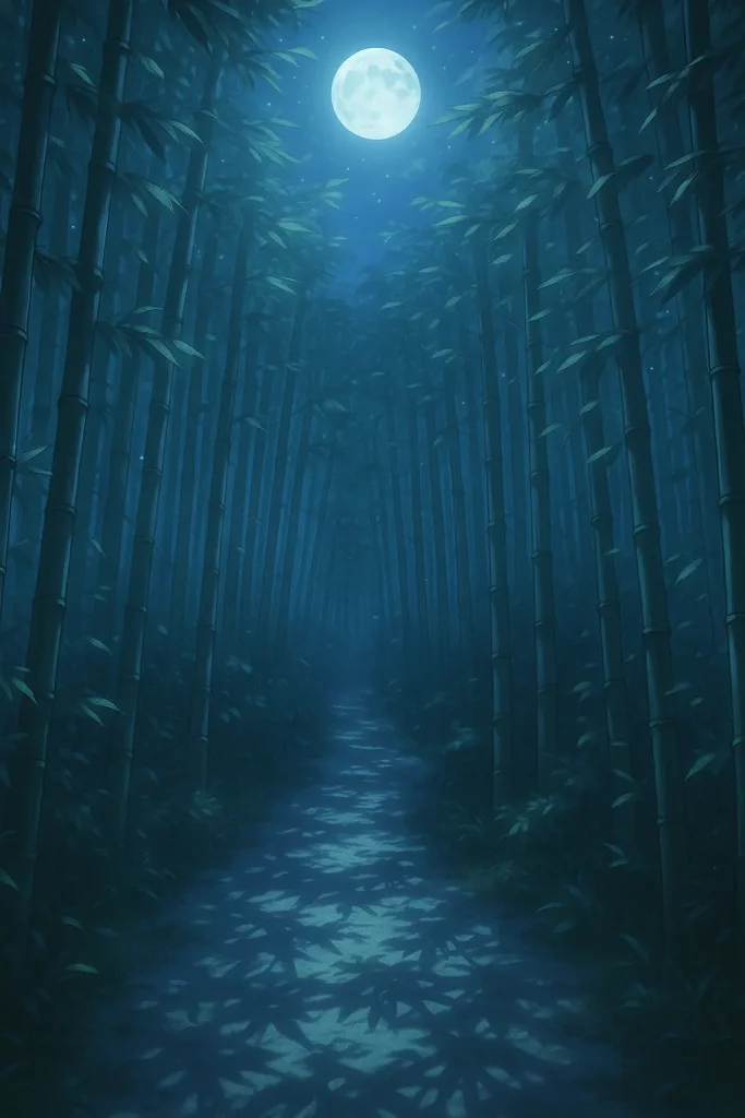 30 ChatGPT Prompts for Beautiful Anime Landscapes Moonlit Bamboo Forest