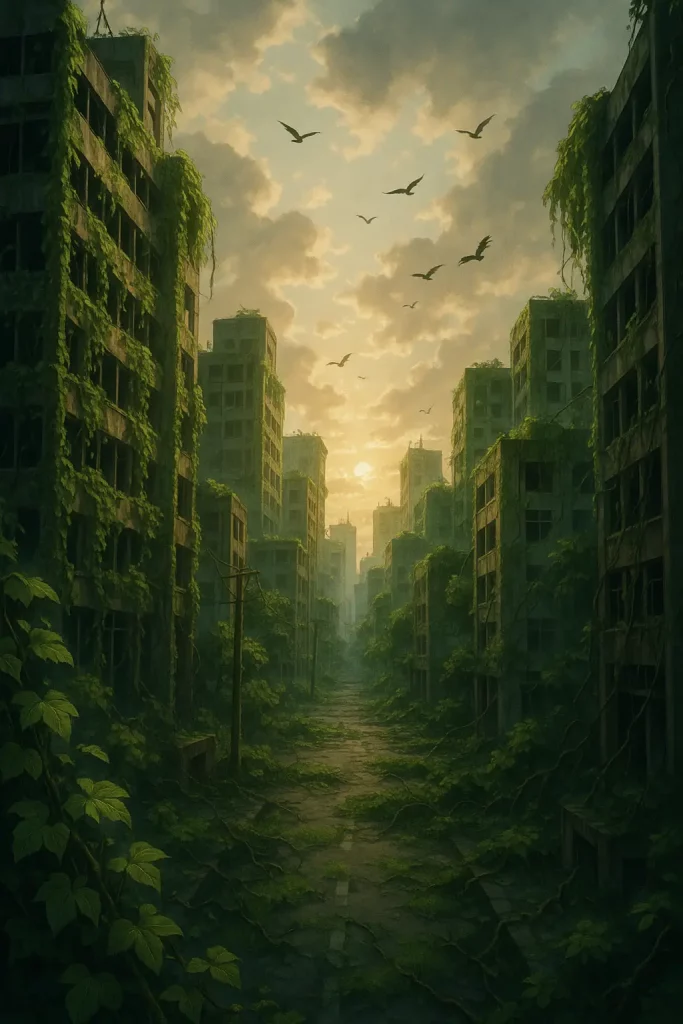 30 ChatGPT Prompts for Beautiful Anime Landscapes Nature-Reclaimed City