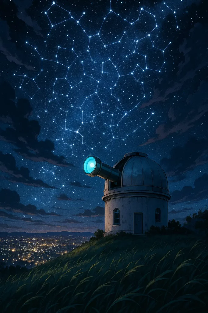30 ChatGPT Prompts for Beautiful Anime Landscapes Stargazing Hillside Observatory