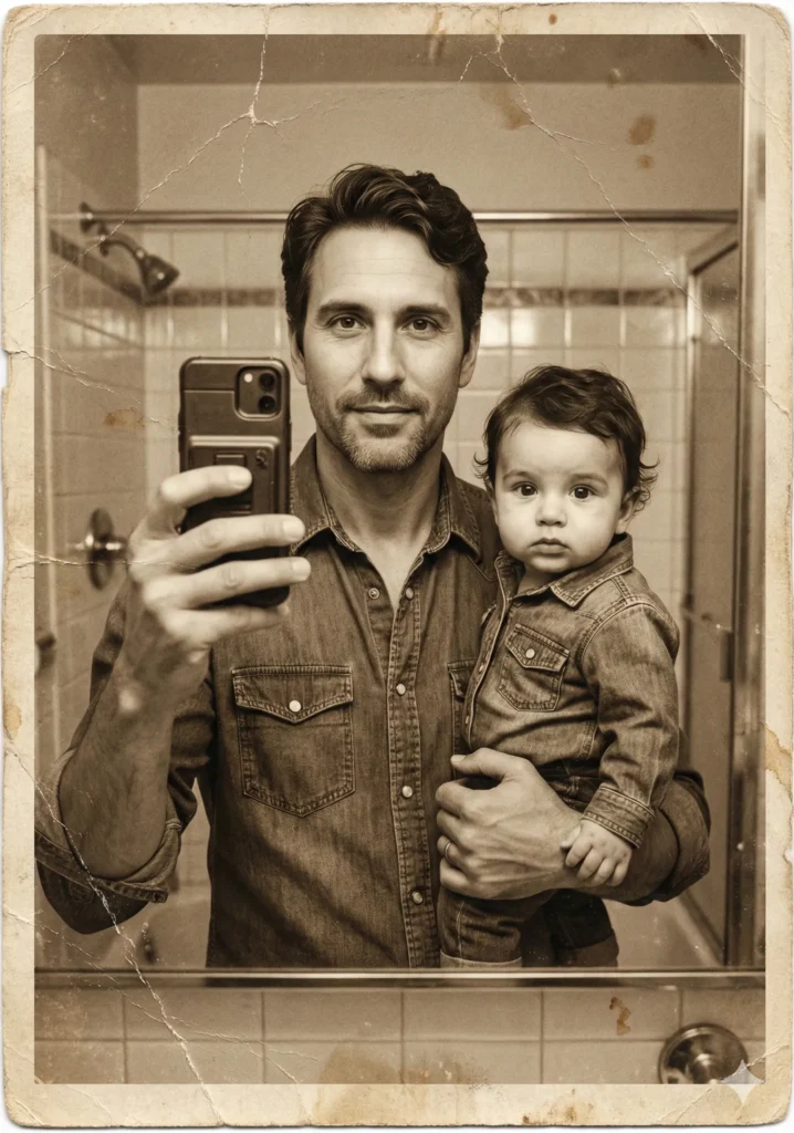 Create a Retro Selfie with Your Baby Version Using Gemini Create a Retro Selfie with Your Baby Version Using Gemini