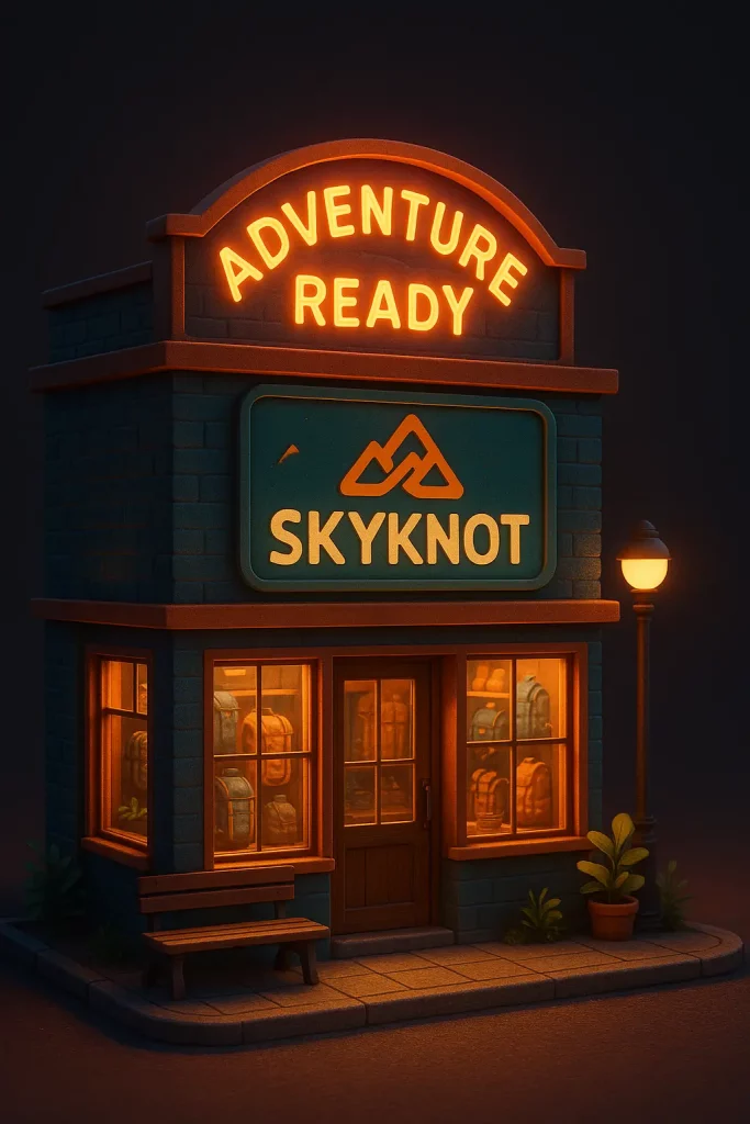 How to Create Cute 3D Stores Using ChatGPT SkyKnot Outdoor Equipment Store