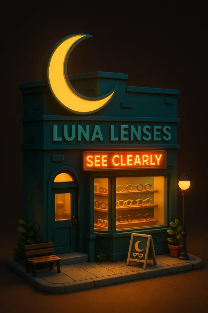 How to Create Cute 3D Stores Using ChatGPT Luna Lenses Optical Shop