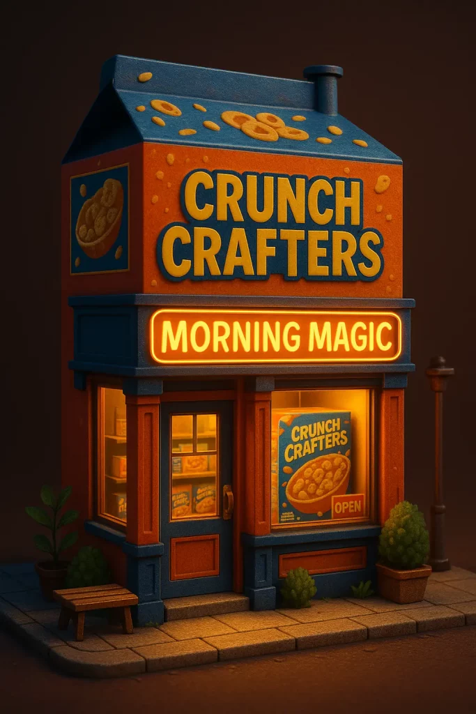 How to Create Cute 3D Stores Using ChatGPT CrunchCrafters Breakfast Cafe