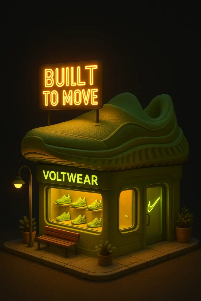 How to Create Cute 3D Stores Using ChatGPT Voltwear Athletic Store