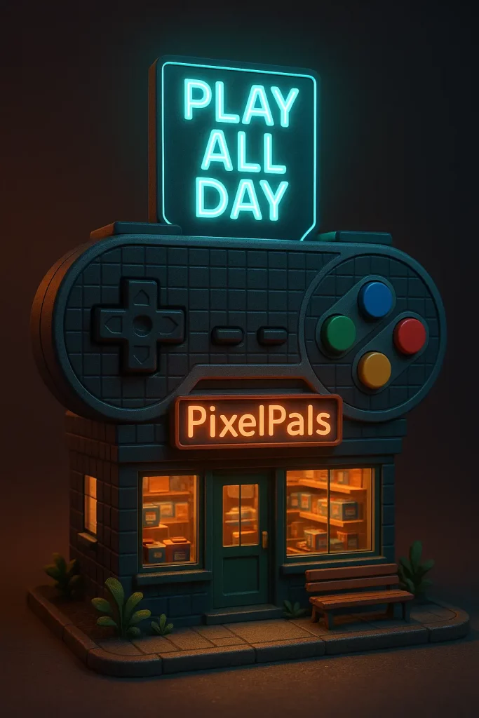 How to Create Cute 3D Stores Using ChatGPT PixelPals Gaming Store