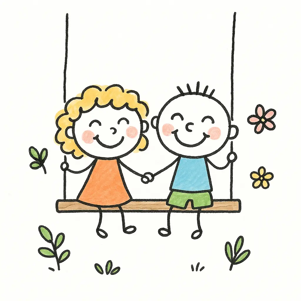 How to Create Cute Children Illustrations Using ChatGPT Swing Time
