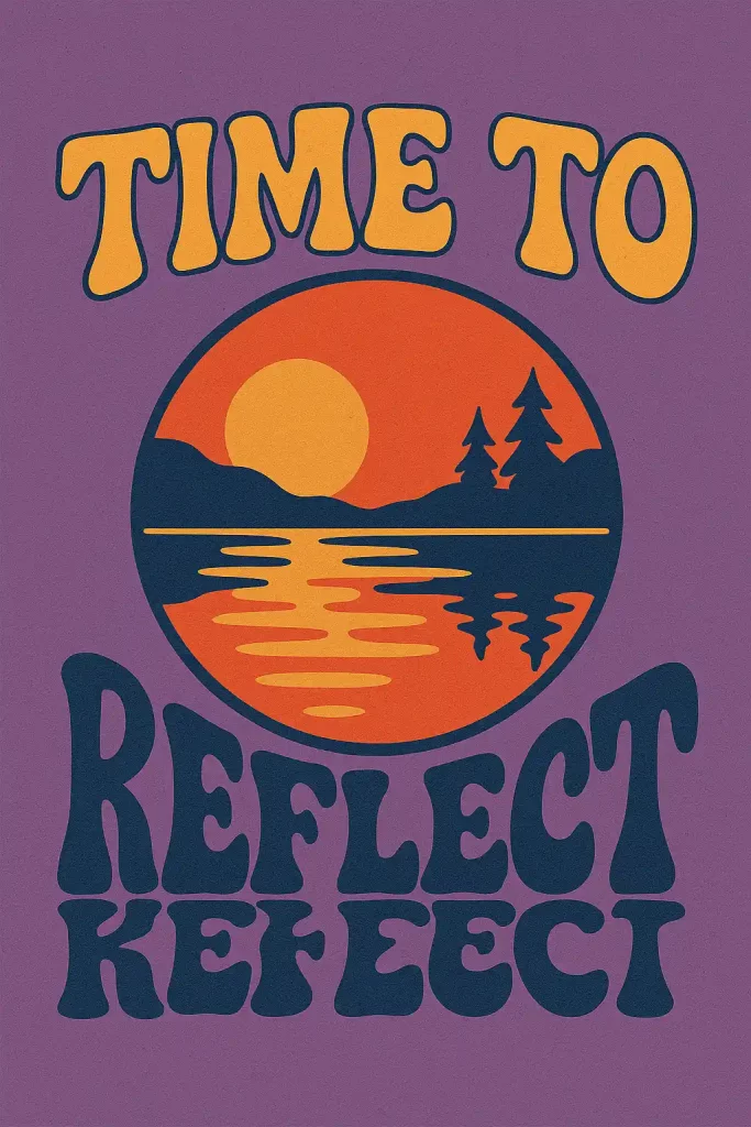 How to Create Cool Retro Quote Posters Using ChatGPT Time To Reflect