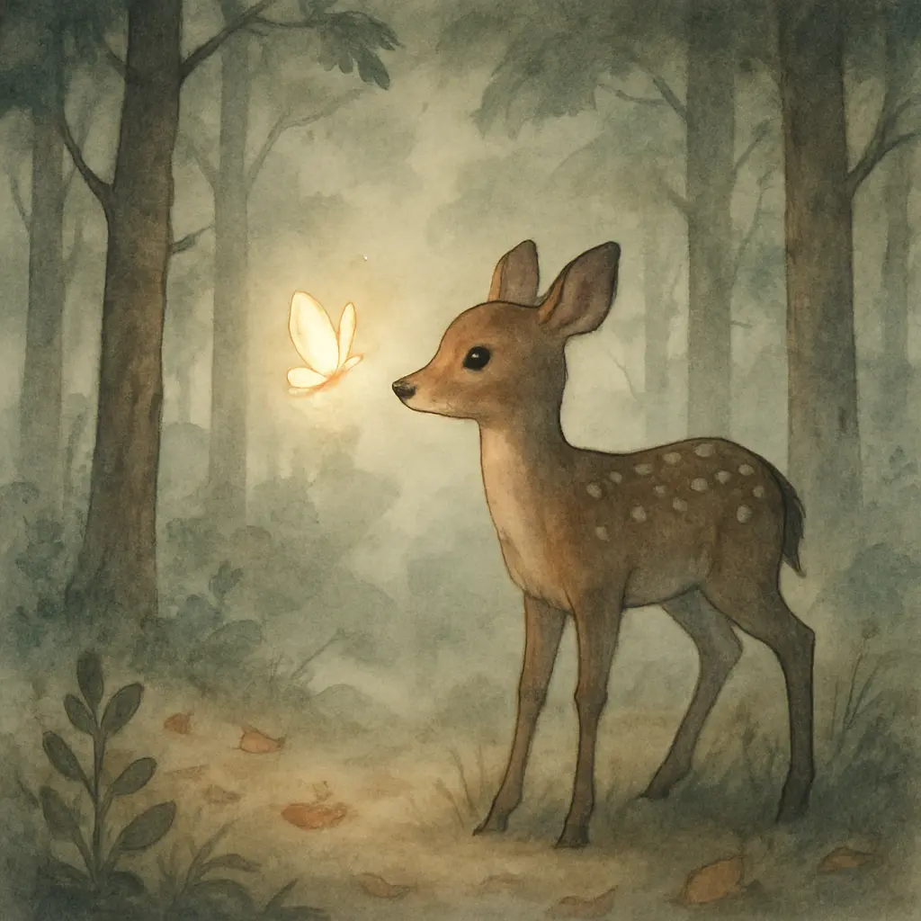 How to Create Story Book Illustrations Using ChatGPT Deer and Butterfly