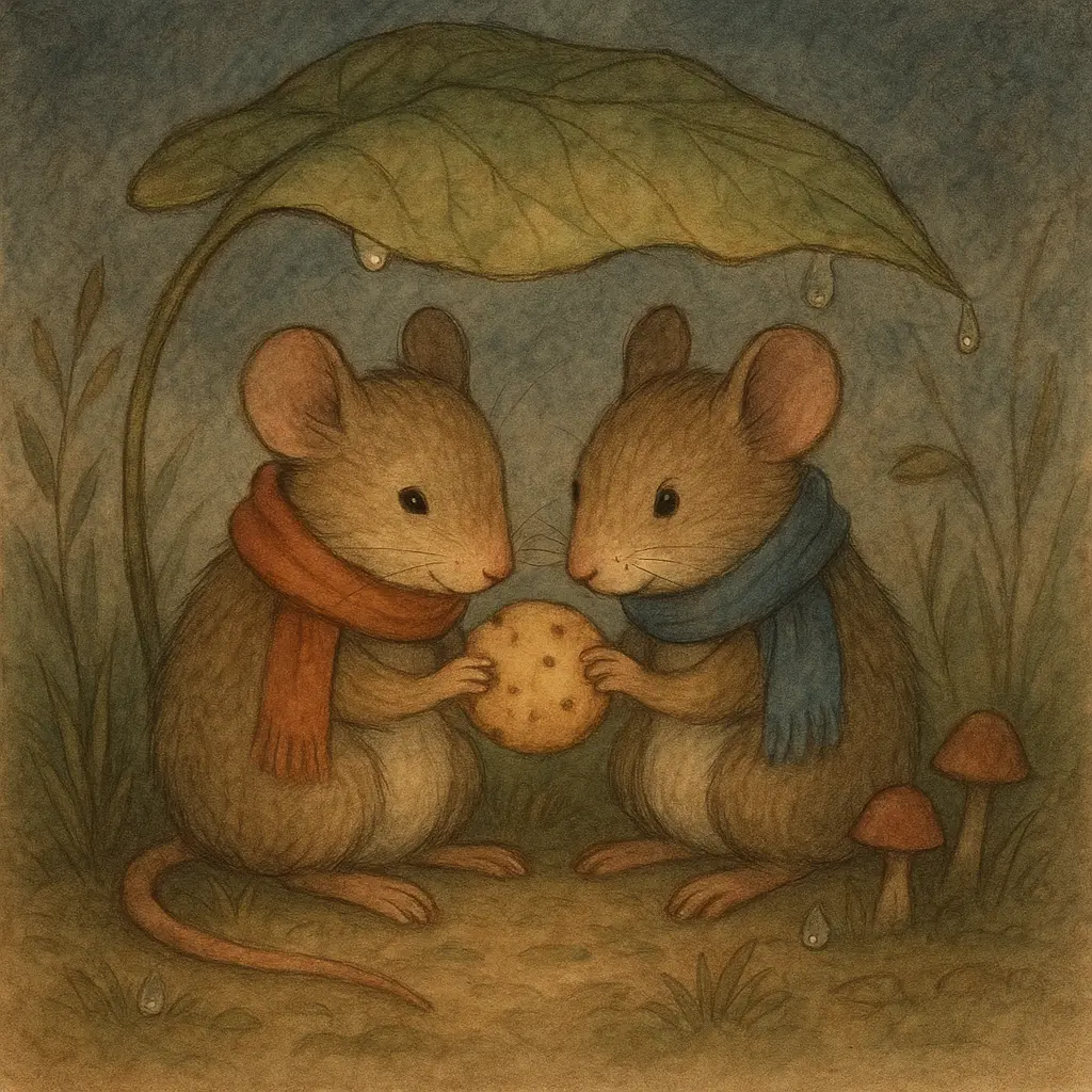 How to Create Story Book Illustrations Using ChatGPT Two Mice Sharing