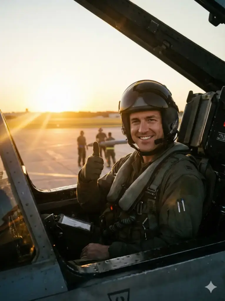 10 Gemini Nano Banana Pro Prompts for High Contrast Cinematic Portraits Fighter Pilot Confidence