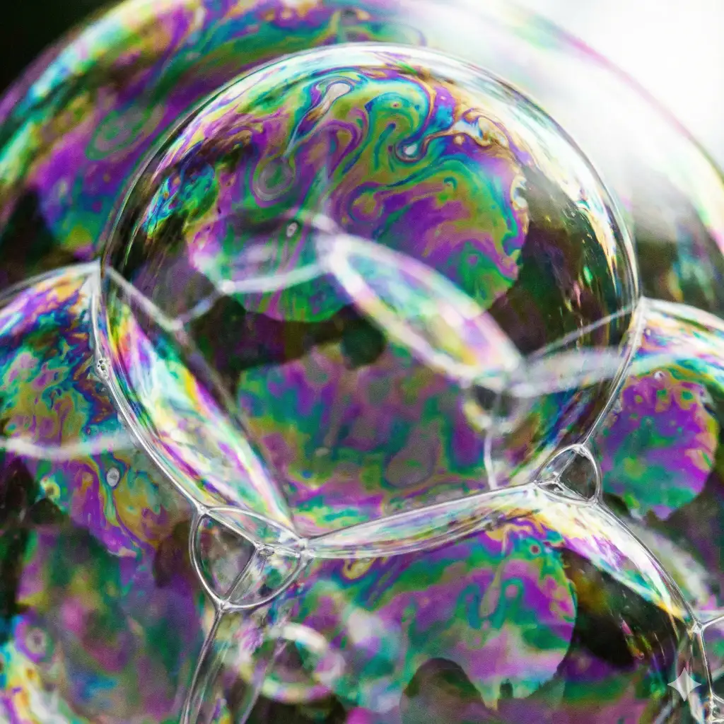 21 Gemini Nano Banana Pro Prompts for Macro Photography Psychedelic Soap Bubbles