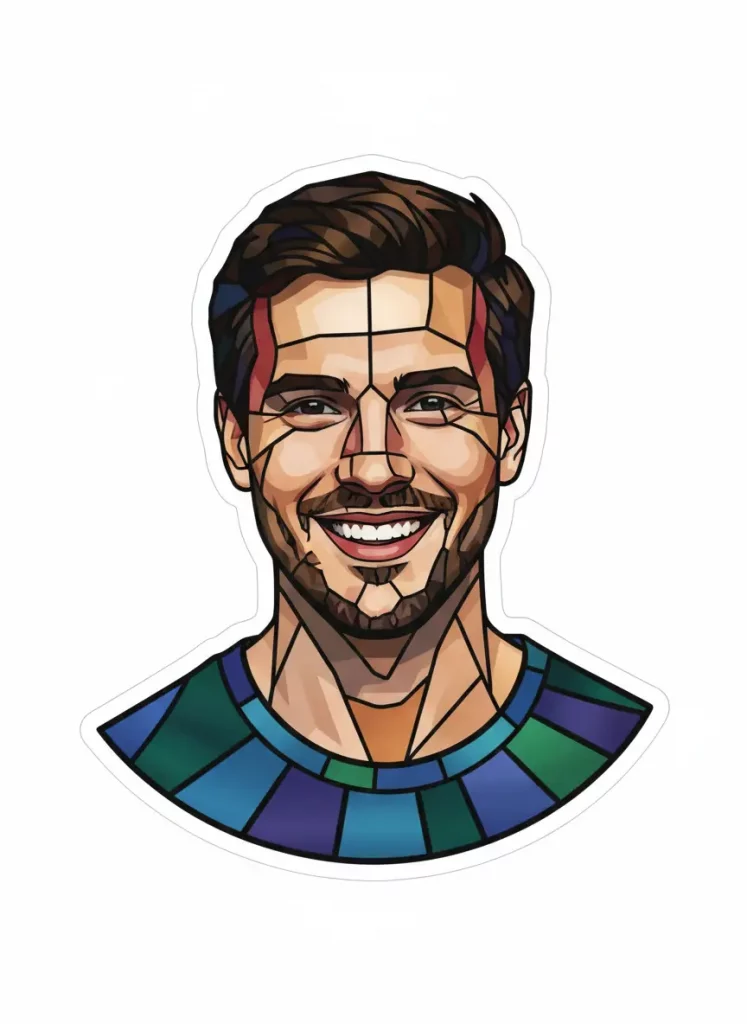 How to Turn Your Photo into Stickers Using Gemini Stained Glass Style