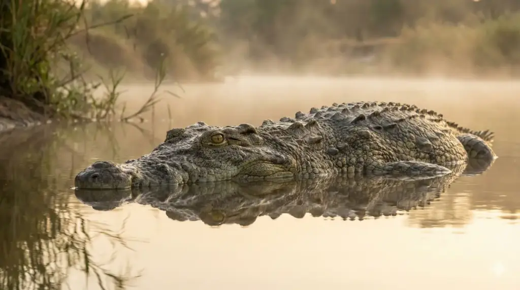 21 Gemini Nano Banana Pro Prompts for Stunning Wildlife Photos Crocodile in Water
