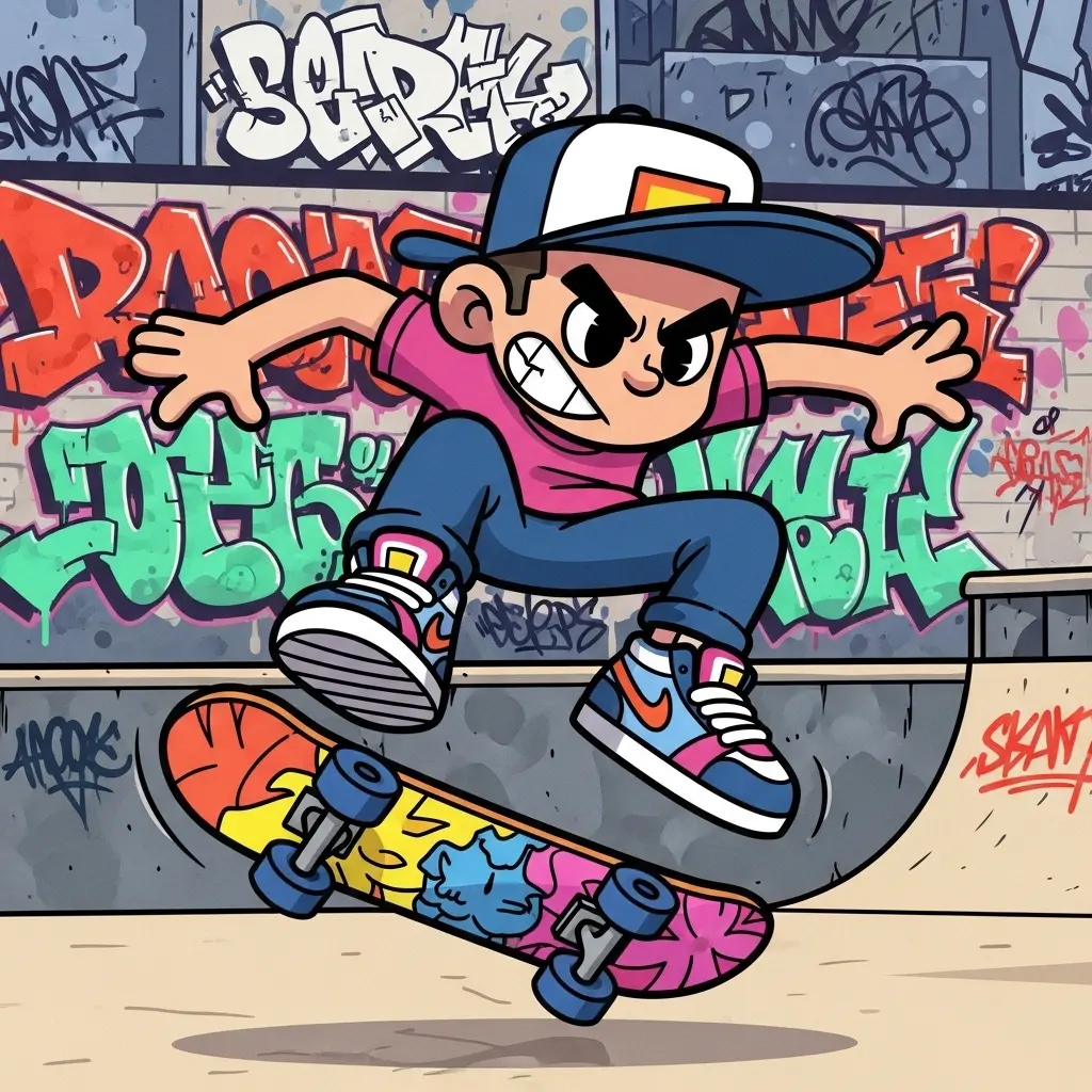 Cool Skateboarder