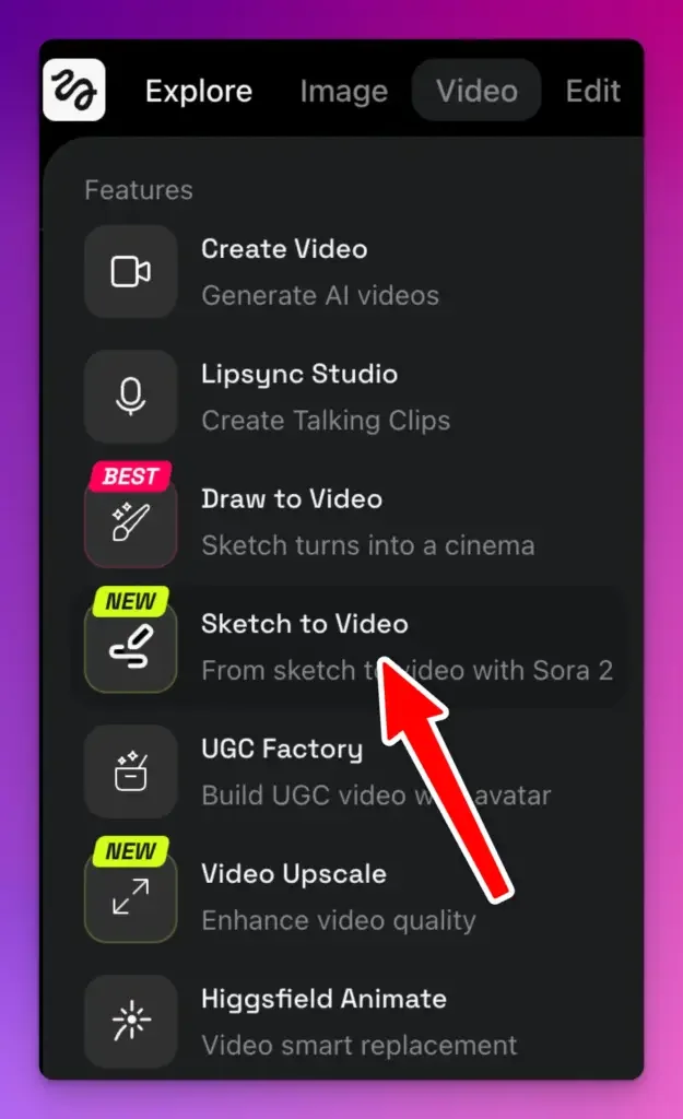 How to Transform Your Sketch to Video Using AI Find the Sketch to Video Feature