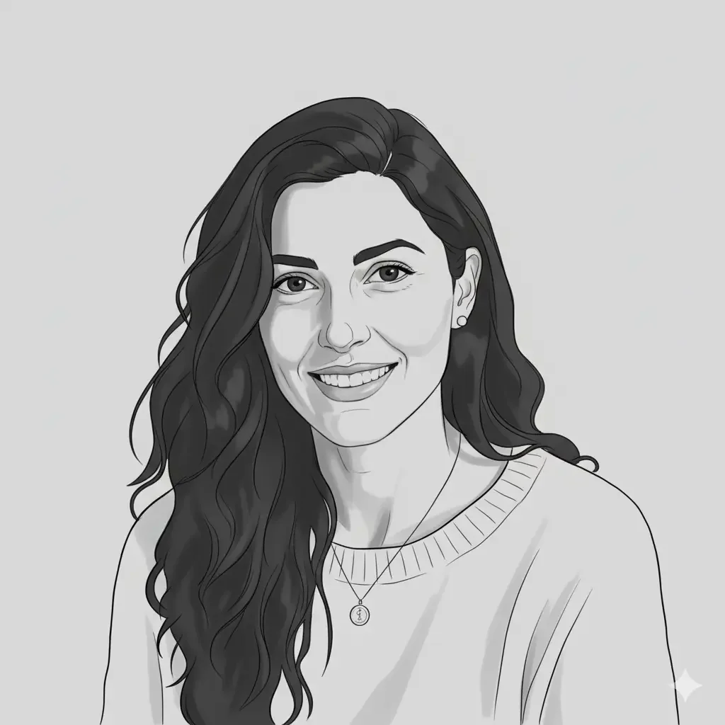 How to Turn Your Photo into Beautiful Sketch Using Gemini Nano Banana Create a clean black and white vector sketch portrait of the person in this photo in a minimalist style. Show the head and upper shoulders. Use smooth shading and bold contour lines with a balanced mix of realism and simplicity. The expression should be confident and calm. The background should be plain light gray or white. The art style should look like a digital ink drawing with subtle gradients for depth.