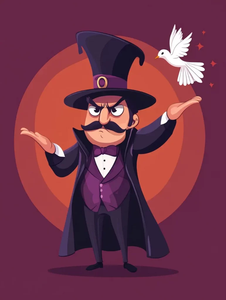 22 Midjourney Prompts for Angry Cartoon Characters Angry Magician