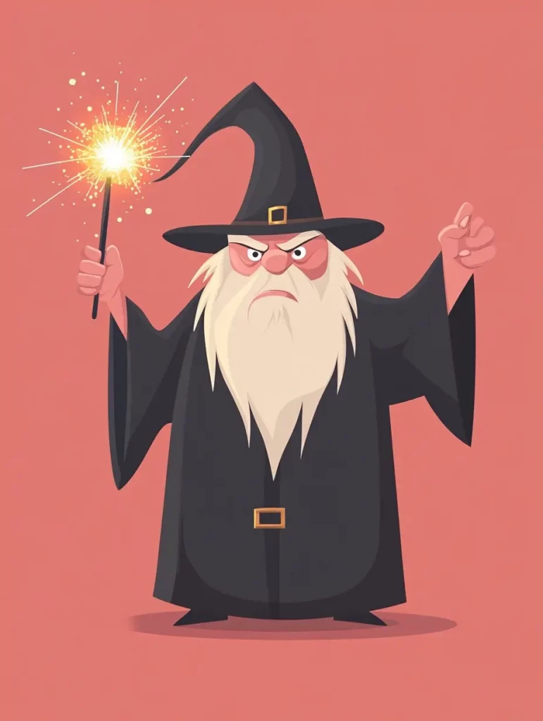 22 Midjourney Prompts for Angry Cartoon Characters Angry Wizard