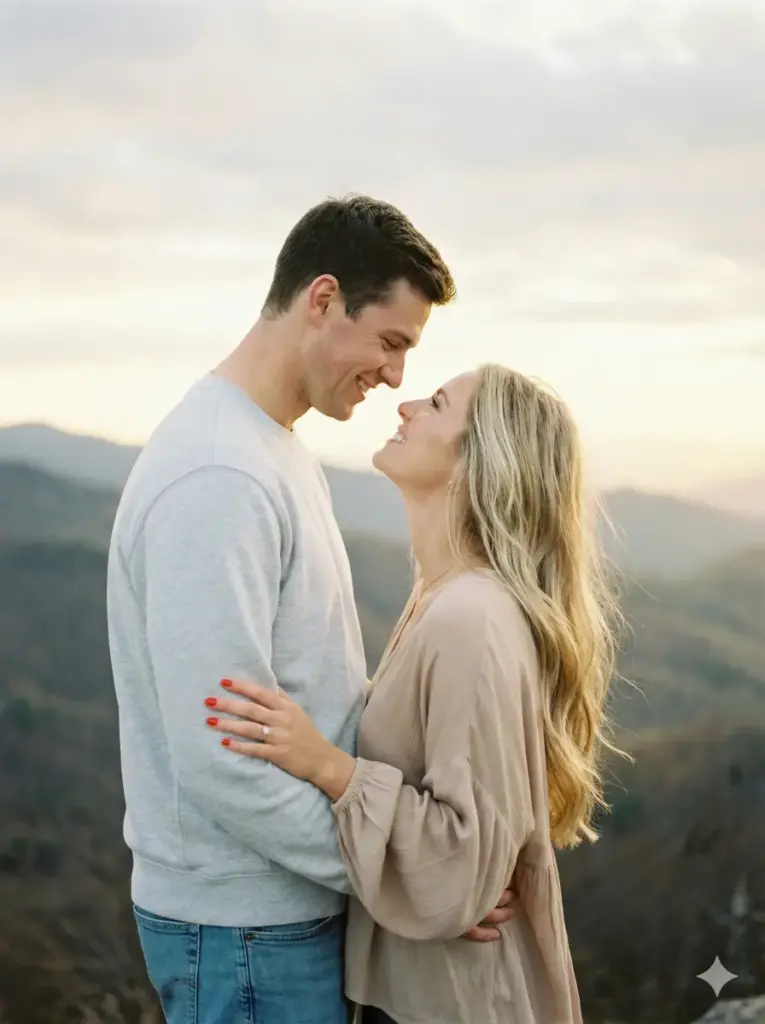 15 Gemini Nano Banana Pro Prompts for Couple Photos Mountaintop Soft Glow