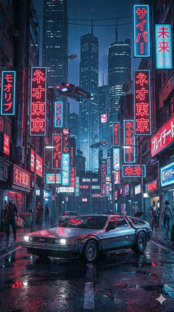 Cyberpunk City Night