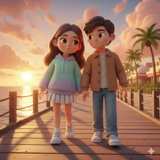 Gemini Nano Banana Pro Prompts for Cute Couple Illustrations