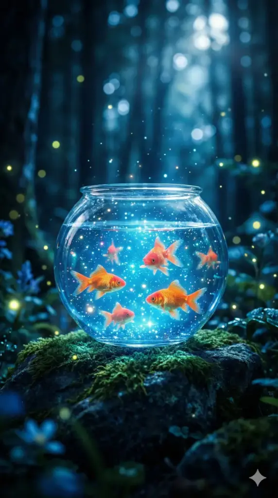 Magical Fishbowl in the Forest