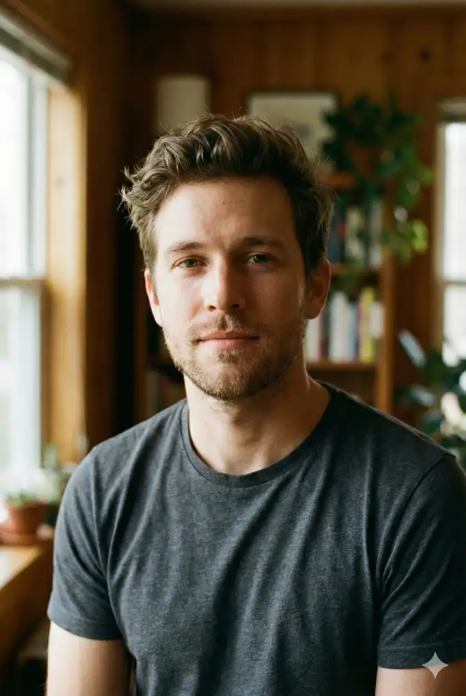 Young Man, Natural Window Light